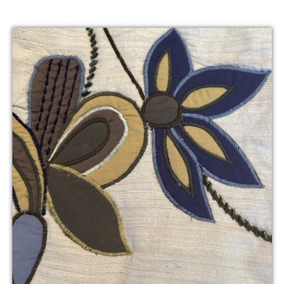 Veronica Beard Inga Sz 8- 10 Skirt EMBROIDERED Mini Beaded Oyster 100% Silk NWT - Picture 5 of 16